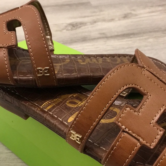 Sam Edelman Bay Saddle Leather Flat - Picture 3 of 3